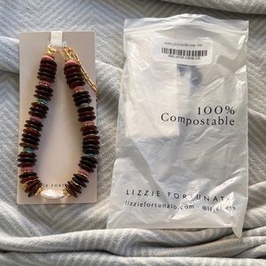Julia Amory x Lizzie fortunato Multicolor Beaded milano Necklace